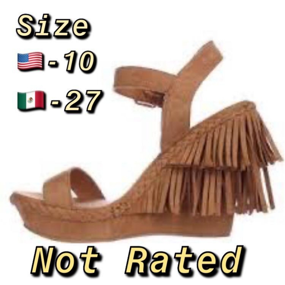 Not Rated suede heel